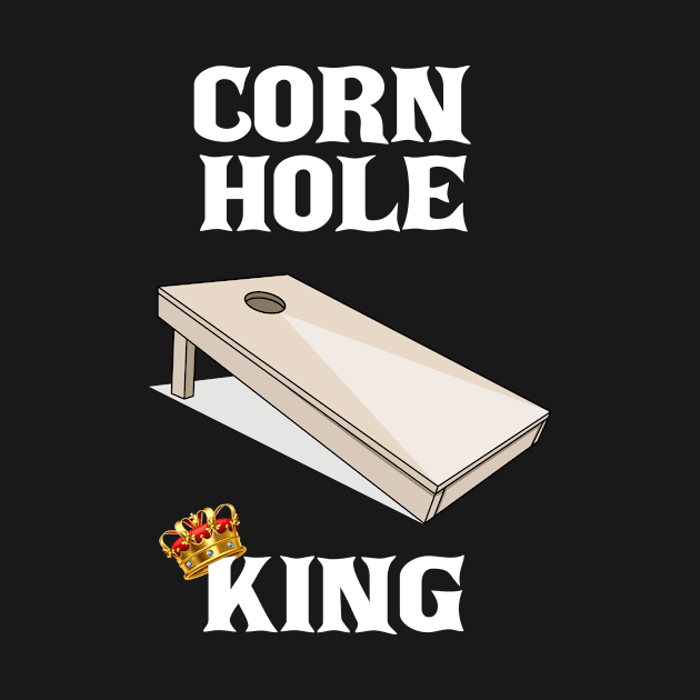 Cornhole King Crown by LetsBeginDesigns