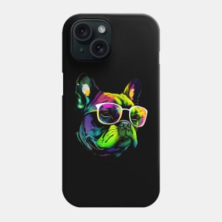 Trippy frenchie Phone Case