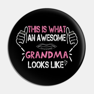 This is what an awesome grandma looks like funny gift idea Pin