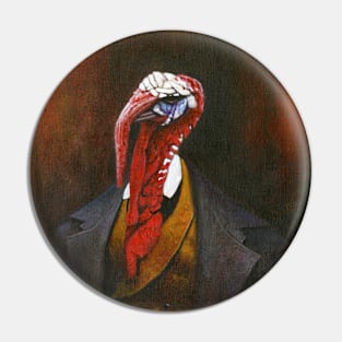 Victorian Turkey Gentleman Pin