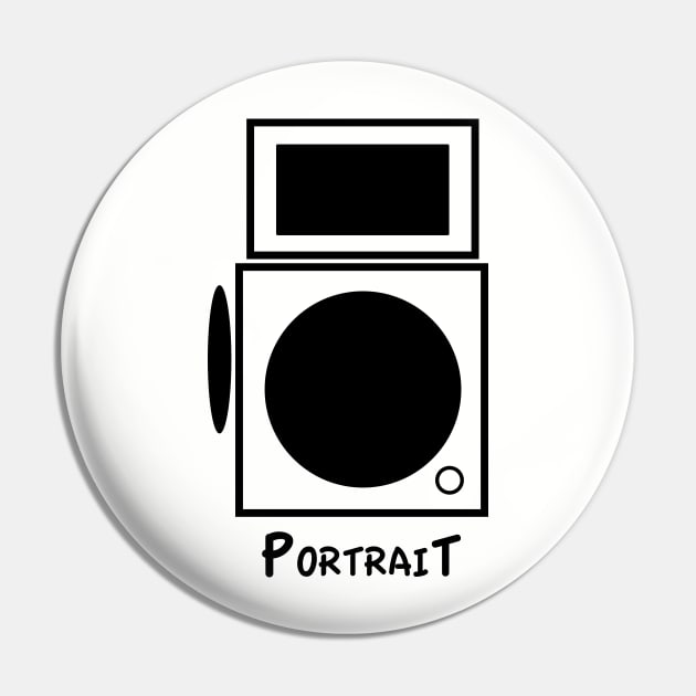 Portrait Pin by GdotArroyo