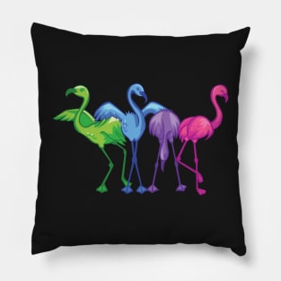 Dancing Flamingo Pillow