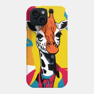 Summer Vibes Giraffe Abstract Art Vibes Tee! Phone Case