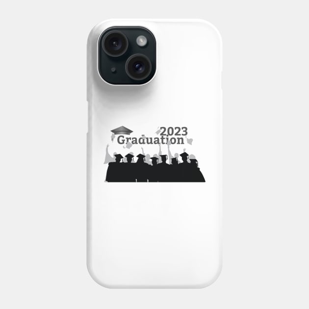 funny 2023 Graduation Phone Case by Duodesign