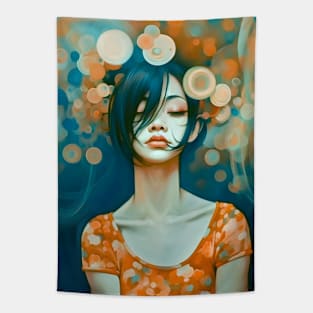 Surreal Girl Tapestry