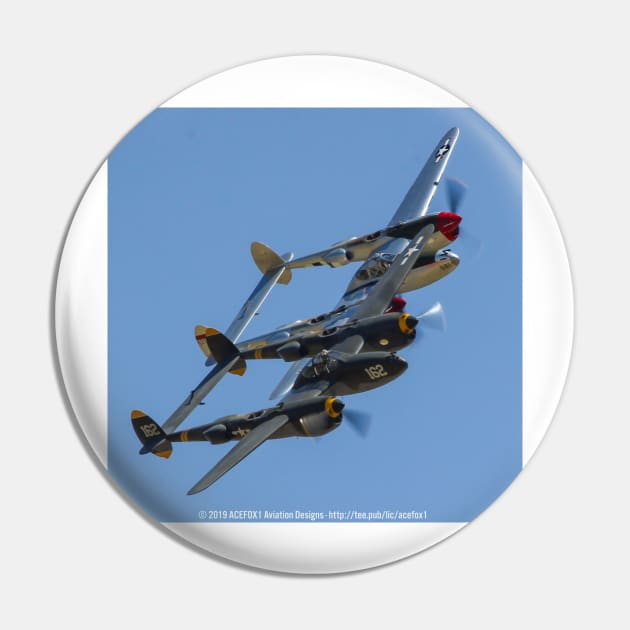 P-38 Lightnings Pin by acefox1