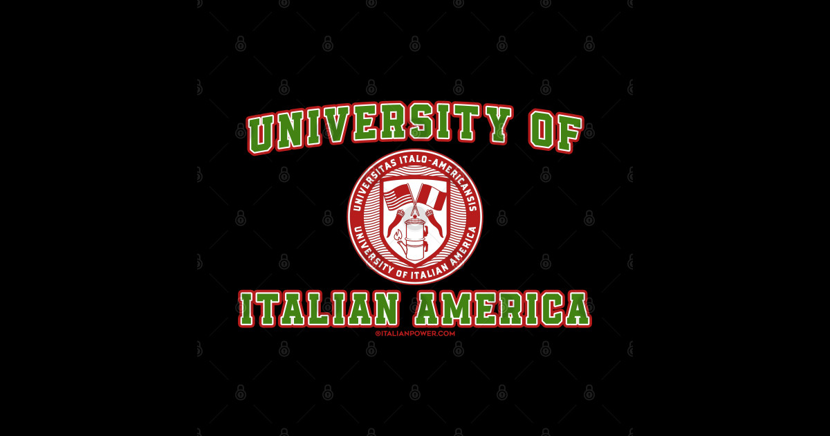 University of Italian America - Italian American - Sticker | TeePublic