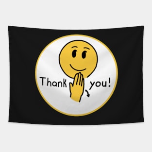 “Thank you!” Sign Tapestry