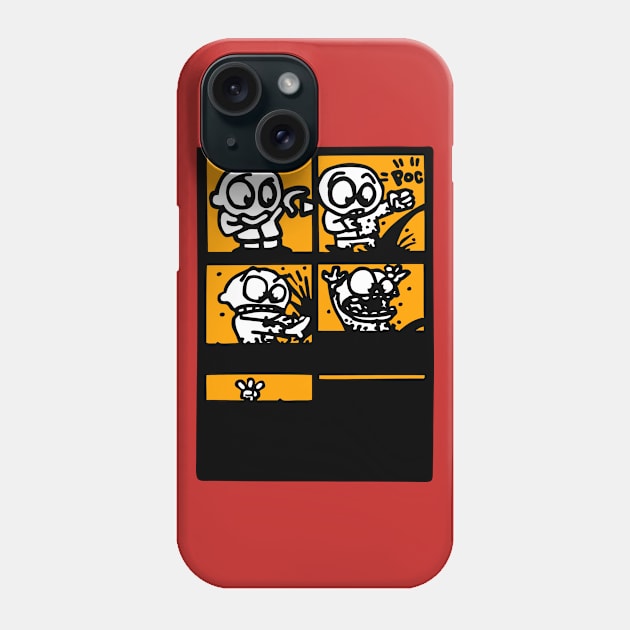 ink cartoon comics Phone Case by Huggy Mauve