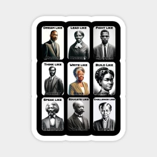 Heroes of Black History, Civil Rights Leaders Magnet