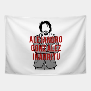 A Portrait of Alejandro González Iñárritu Tapestry