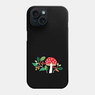 Woodland mushroom Phone Case