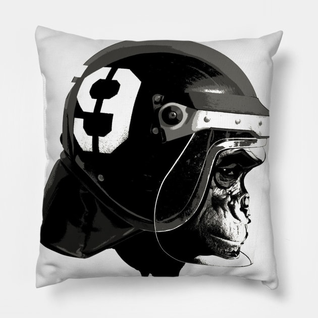 Monky Race Pillow by hitext