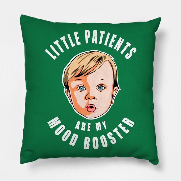 Pediatric Nurse Cute Saying Birthday Gift Idea Pillow by SpaceKiddo