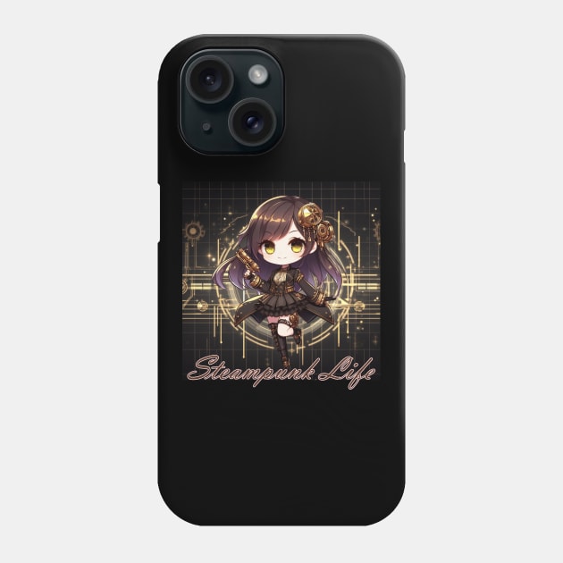 Steampunk Life Phone Case by PlayfulPandaDesigns