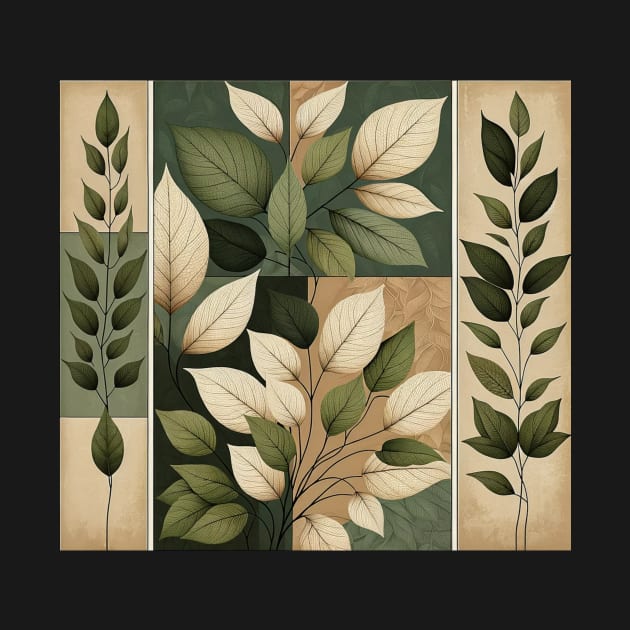 Verdant Mosaic: A Tapestry of Foliage by heartyARTworks