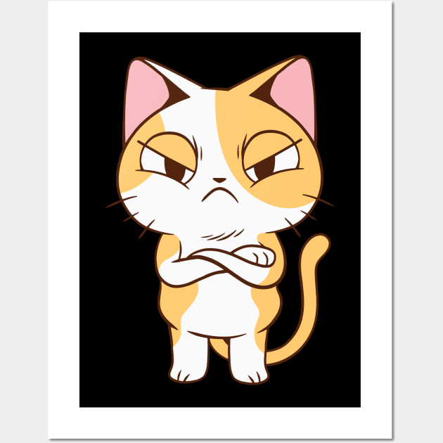 Cute Angry Kitten Poster for Sale by AdamPolak