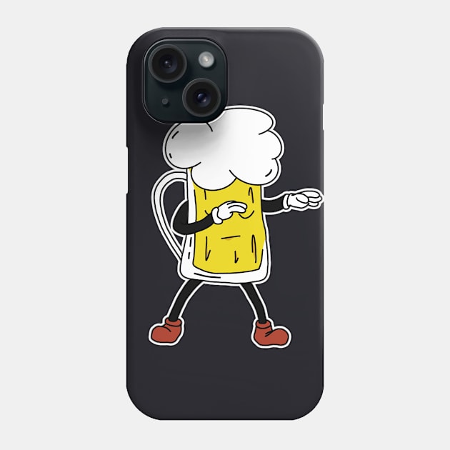 Dabbing Beer Dab Dance funny Gift Phone Case by Foxxy Merch