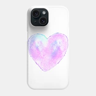 Pastel pink ice heart Phone Case