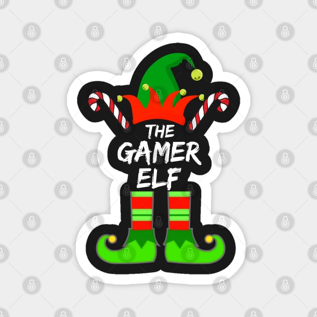 Gamer Elf Matching Family Group Christmas Party Pajama - Gift For Boys, Girls, Dad, Mom, Friend, Christmas Pajama Lovers - Christmas Pajama Lover Funny Magnet by Famgift