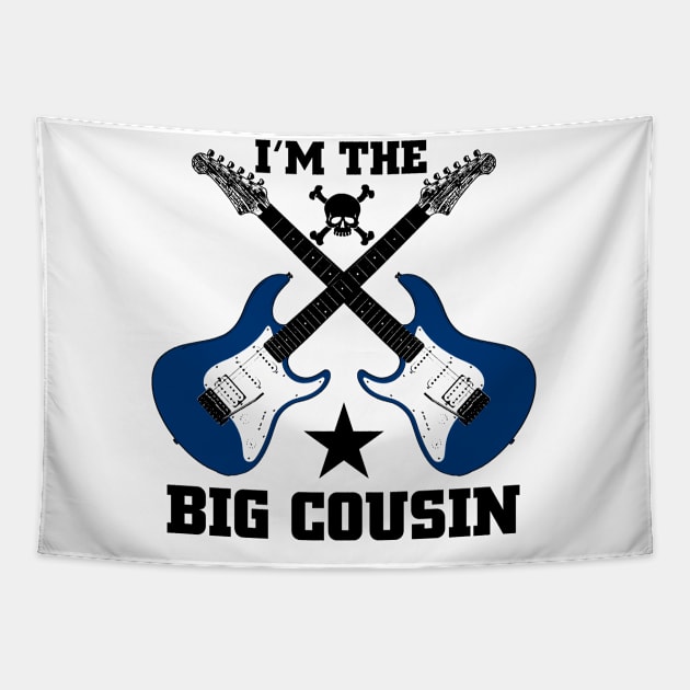 Guitar Designs I'm The Big Cousin Tapestry by jerranne