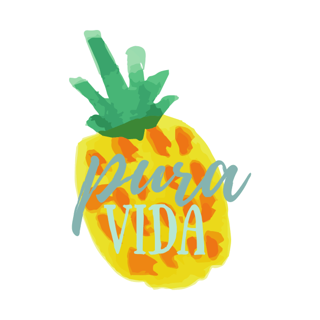 Pura Vida Pineapple by annmariestowe