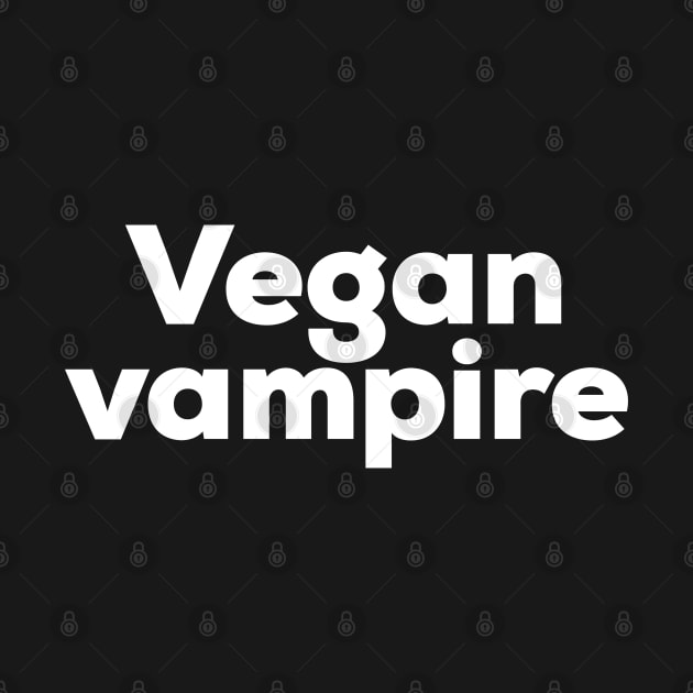 Vegan vampire by NomiCrafts