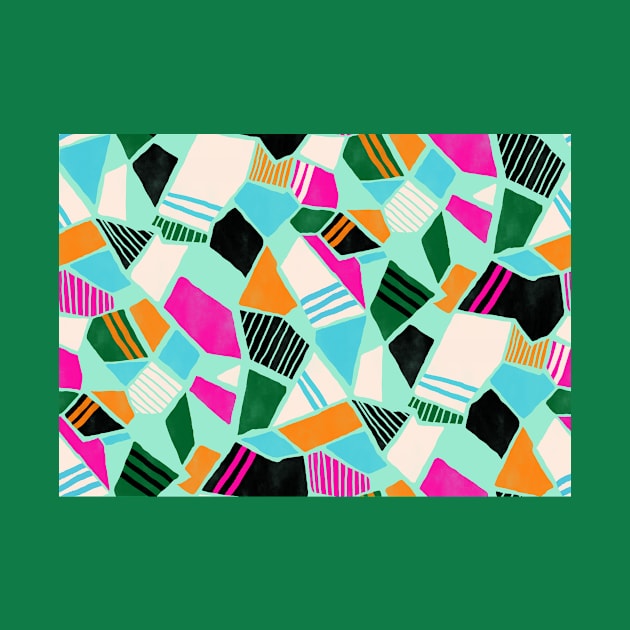 Mint Matisse Geometry by Carolina Díaz