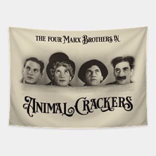 The 4 Marx Brothers in Animal Crackers Tapestry