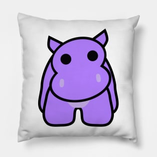 Crumple the Hippo CHUMMY Pillow