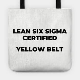 LEAN SIX SIGMA CERTIFIED - YELLOW BELT Tote