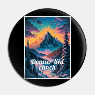 Donner Ski Ranch Lake Tahoe USA Pin