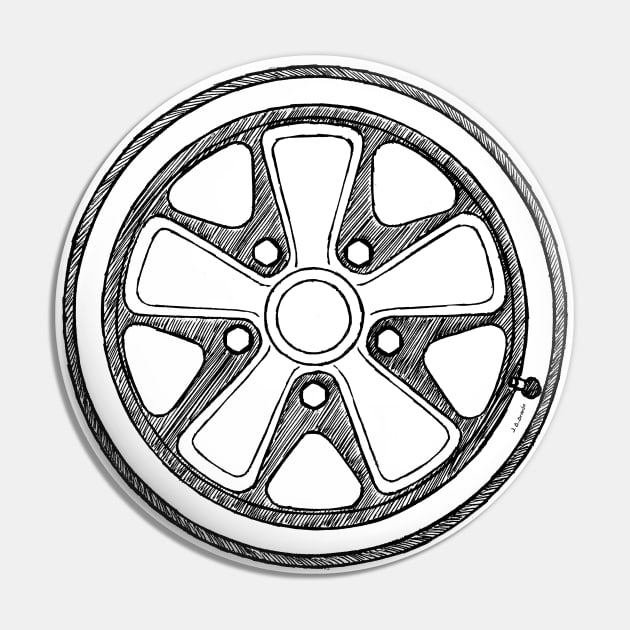 The iconic wheel of the german sports car Pin by jaagdesign