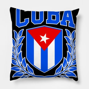 Collegiate Cuban Coat of Arms Pillow