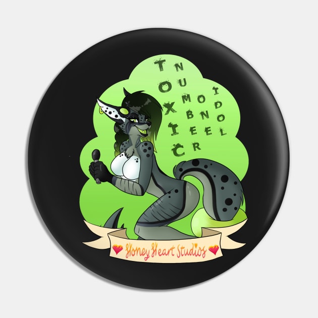 Toxic Number one idol Pin by HoneyHeartStudios