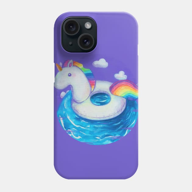 Unicorn Phone Case by Lyara Costa