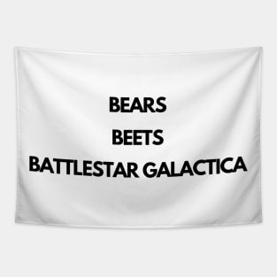 Bears, Beets, Battlestar Galactica Tapestry