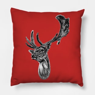 Fallow deer stag Pillow