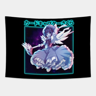 Classic Art Sakura Cute Japanese Manga Tapestry