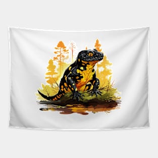 Fire Salamander Tapestry