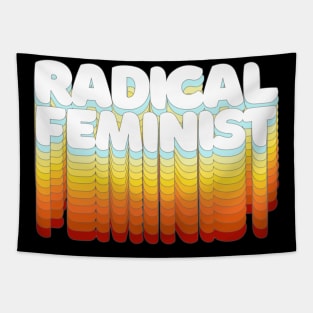 Radical Feminist / Typographic Feminist Statement Design Tapestry