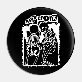 Appendix (band) t shirt Finnish Hardcore punk Pin