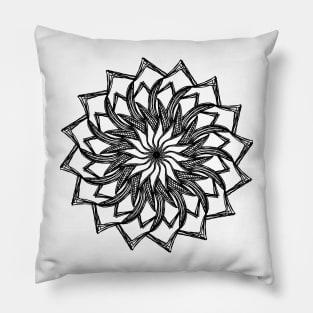 Scritch Scratch Mandala Pillow