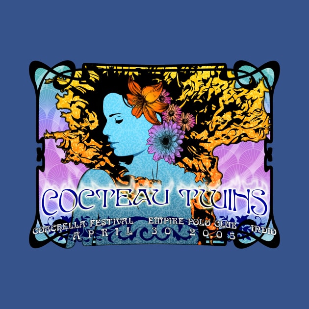 Cocteau Twins Reunion Concert Shirt by kruk