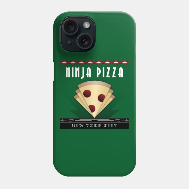 Ninja Pizza Phone Case by batfan