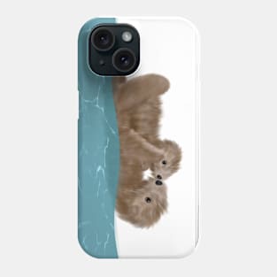 Cute Mom and Baby Otter Phone Case