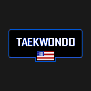 Taekwondo US flag T-Shirt