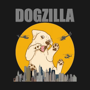 Dogzilla, Dog Lover, Funny Dog Lover, Dog, Helicopter, The Big Apple City, Dog Dad, Dog Mom, Gift For Him, Gift For Him T-Shirt