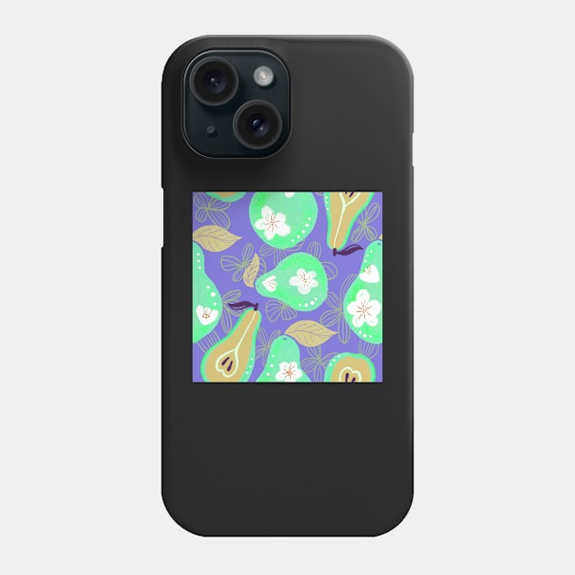 Pear florals Phone Case by Papergrape