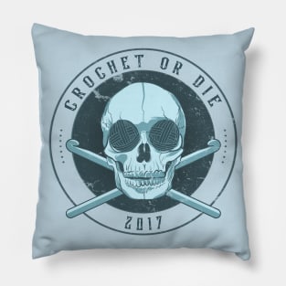 Crochet or Die Pillow